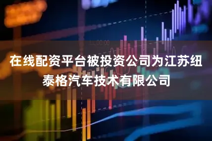在线配资平台被投资公司为江苏纽泰格汽车技术有限公司