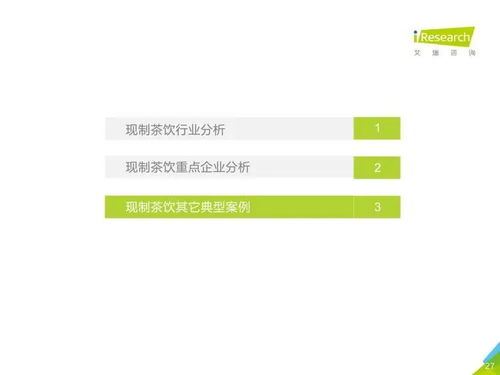 艾瑞咨詢 2019年中國現制茶飲行業研究報告 簡版